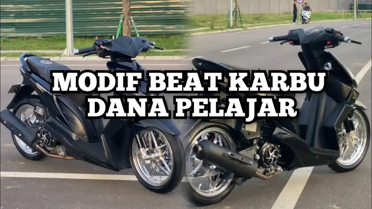 Modifikasi Beat Karbu dana pelajar bikin motor makin ganteng dan sporty! Simak rekomendasi part murah berkelas dari pengereman, shock, hingga lampu RGB.