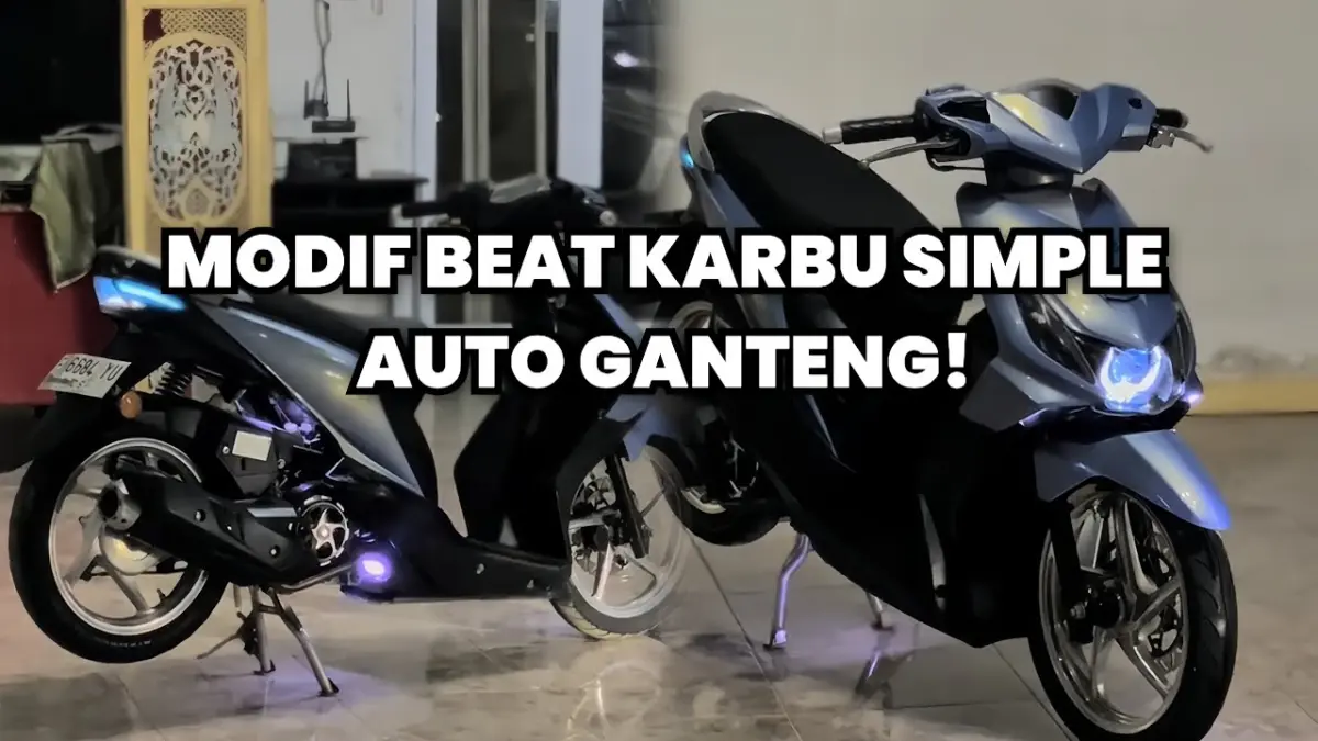 Rekomendasi modifikasi Beat Karbu simpel tapi ganteng dengan part ramah kantong. Dari bodi, lampu RGB, hingga kaki-kaki bikin motor makin rapi dan mewah!