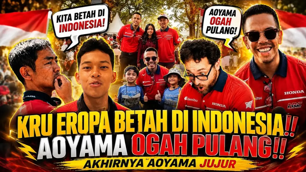 Veda Ega Pratama dirumorkan masuk radar Aspar Team usai kursi Moto3 2027 kosong. Hingga kini belum ada konfirmasi resmi, tetapi spekulasi transfer terus menguat. (Youtube. com)