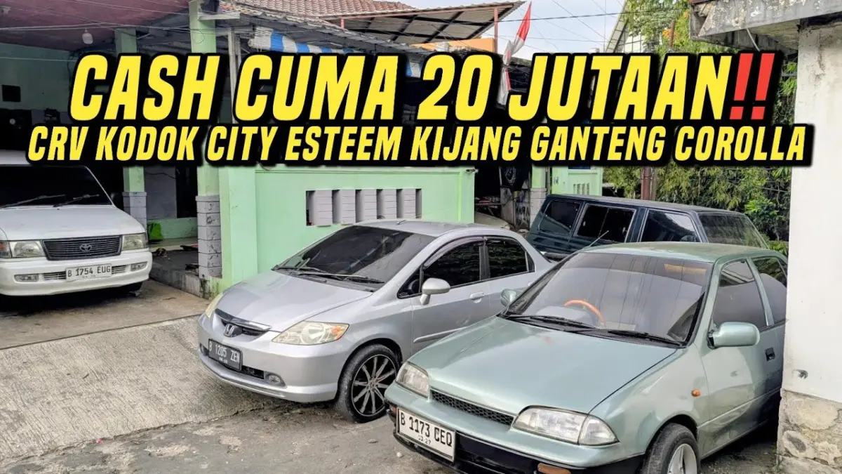 Cek pilihan mobil bekas murah Bogor obral stok Lebaran! Ada Honda City VTEC, Kijang SSX EFI, hingga Corolla All New siap tempur dengan harga terjangkau.