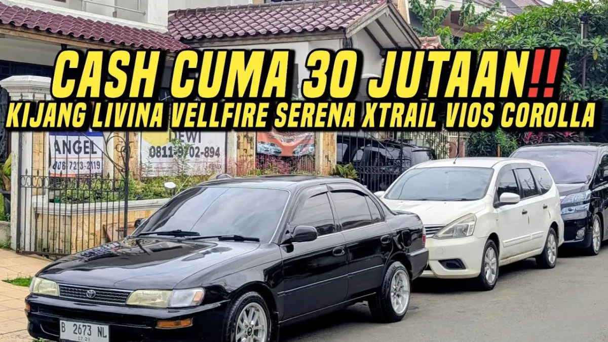 Cek stok mobil bekas murah Garasi Om Ami Bogor! Pilihan lengkap Grand Livina, Kijang Extra, X-Trail, hingga Vellfire siap pakai dan ramah di kantong.