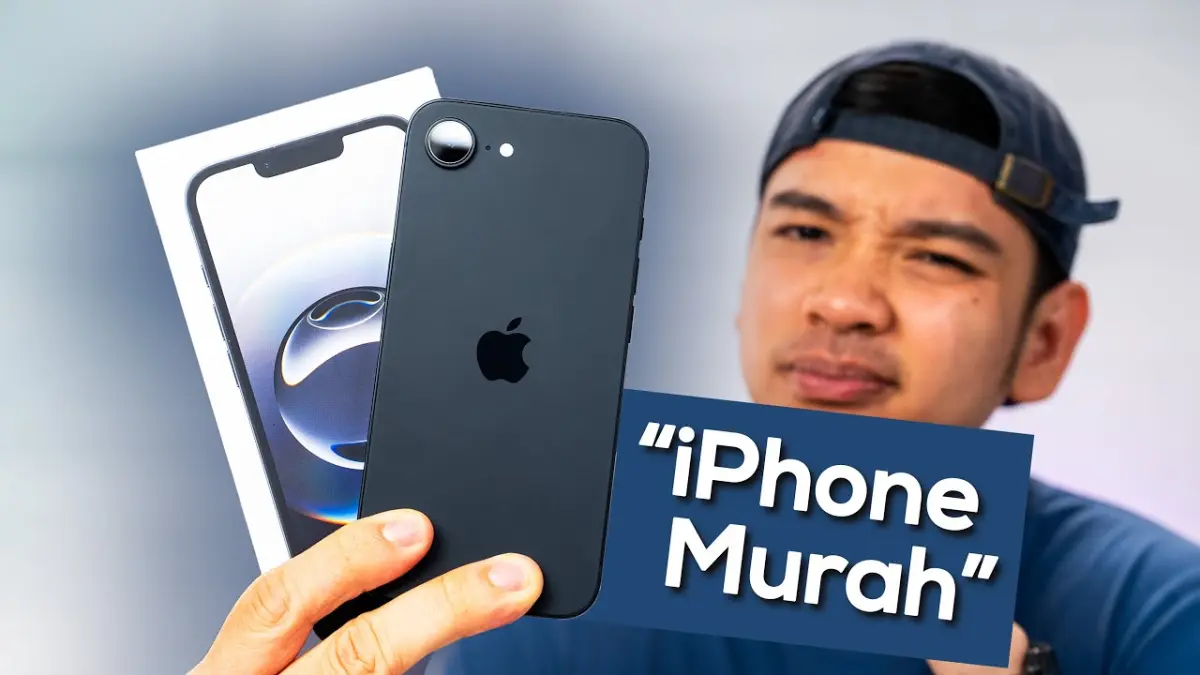 iPhone 16e hadir sebagai iPhone murah dengan chip A18, kamera 48 MP dan Apple Intelligence. Simak kelebihan, kekurangan serta perbandingannya dengan iPhone 16. (Youtube. com)