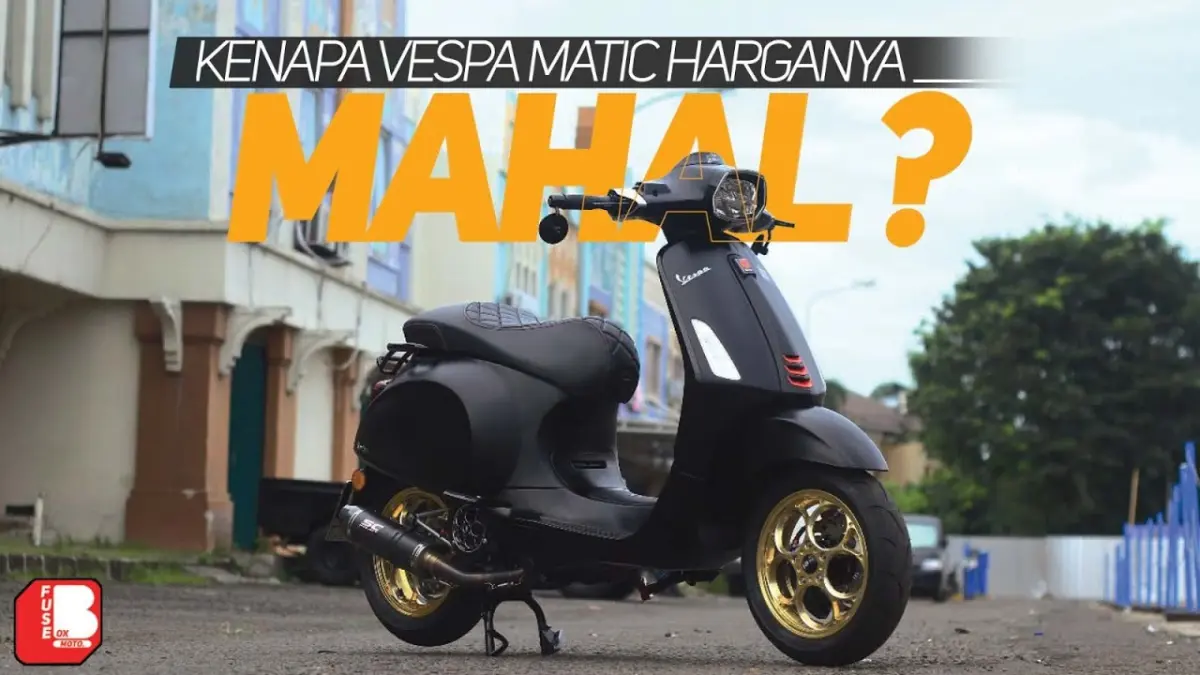 Kenapa Vespa Matic mahal? Ternyata bukan hanya karena merek. Simak alasan harga Vespa tinggi, material premium, status CBU, hingga biaya servisnya. (Youtube. com)