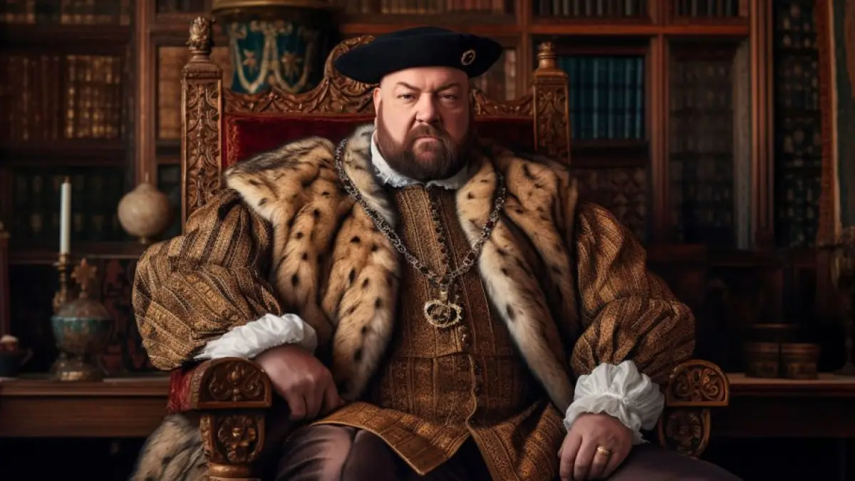Raja Henry VIII mengubah sejarah Inggris lewat pemisahan dari Gereja Katolik, reformasi besar, hingga pembentukan Royal Navy. Simak kisah lengkapnya di sini (Pinterest).