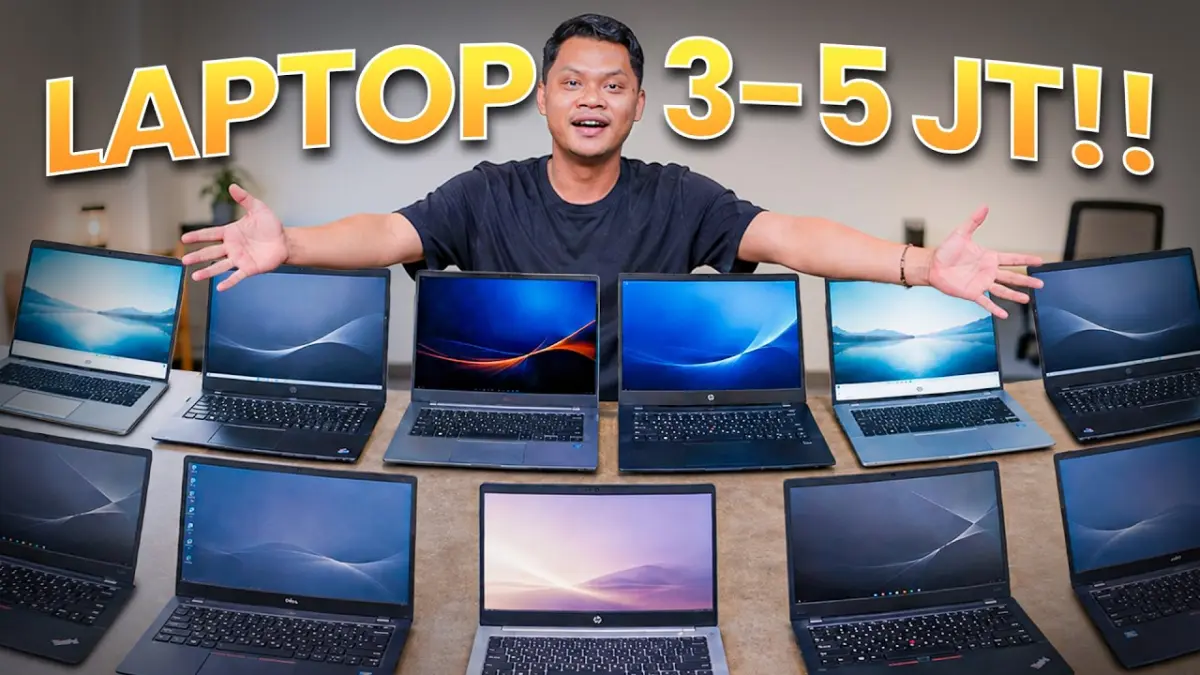 Laptop murah 2026 terbaik kini makin sulit dicari. Simak 4 rekomendasi laptop Rp4 jutaan paling minim jebakan lengkap dengan kelebihan dan kekurangannya. (Youtube. com)
