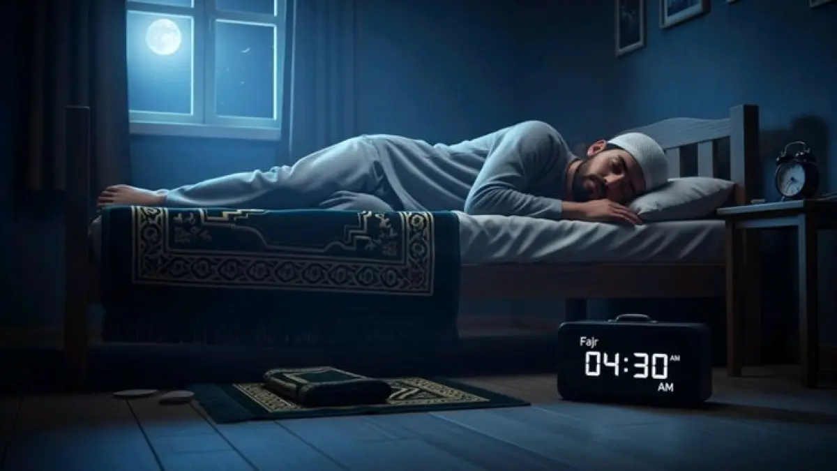 Cara tidur Rasulullah dijelaskan Buya Yahya. Simak penjelasan tentang tahajud, witir, waktu istirahat Nabi Muhammad SAW, serta hukum salat malam bagi pekerja shift (Pinterest).