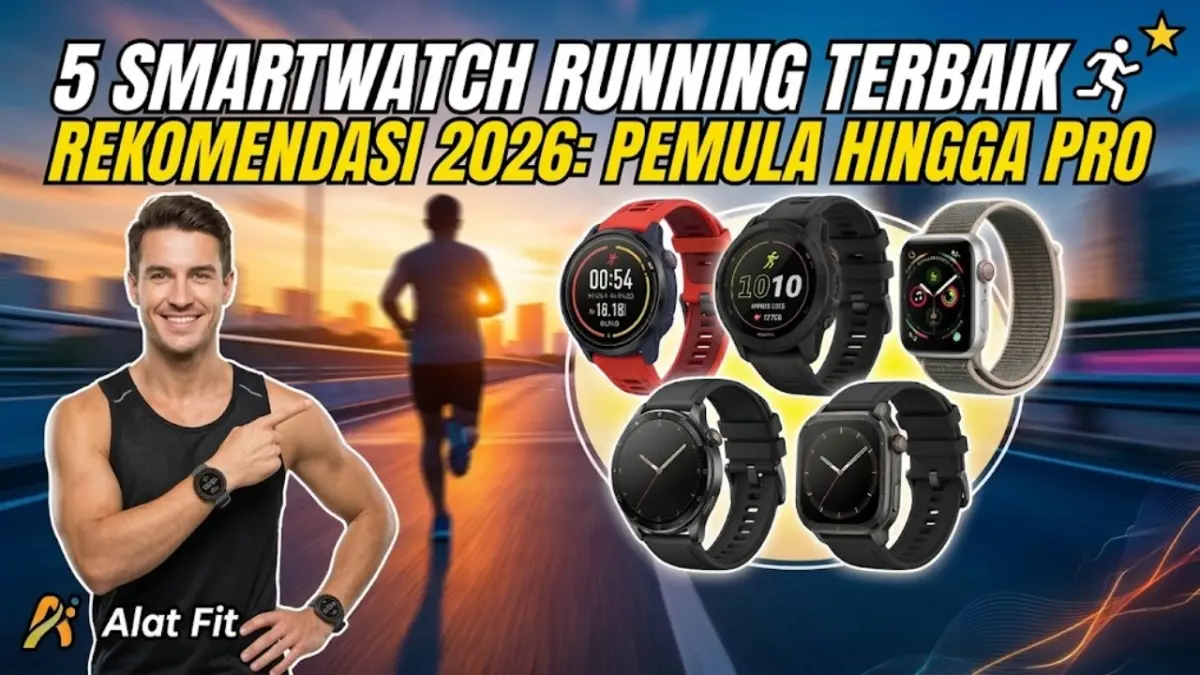 Smartwatch running terbaik 2026 hadir dari Coros, Garmin, Apple, Huawei hingga Amazfit. Simak rekomendasi GPS akurat, baterai awet, dan fitur olahraga lengkap. (Youtube. com)