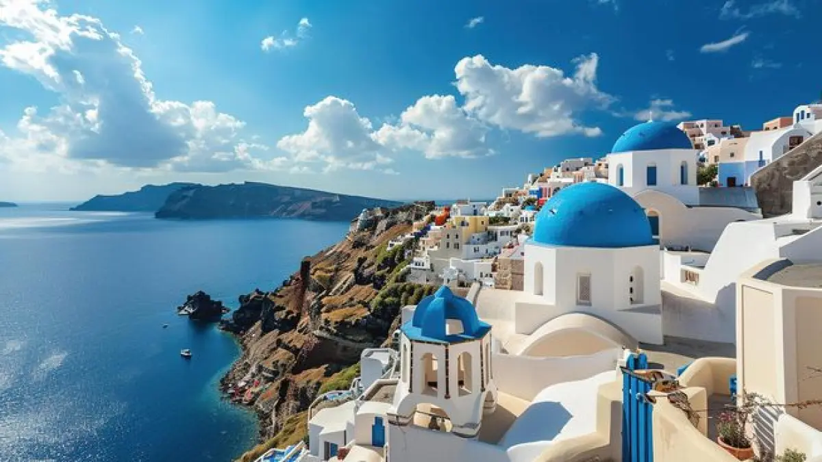 Destinasi terbaik di dunia menghadirkan pesona Paris, Kyoto, Maldives, hingga Santorini dengan panorama alam, budaya, dan ikon wisata yang memikat wisatawan (Pinterest).