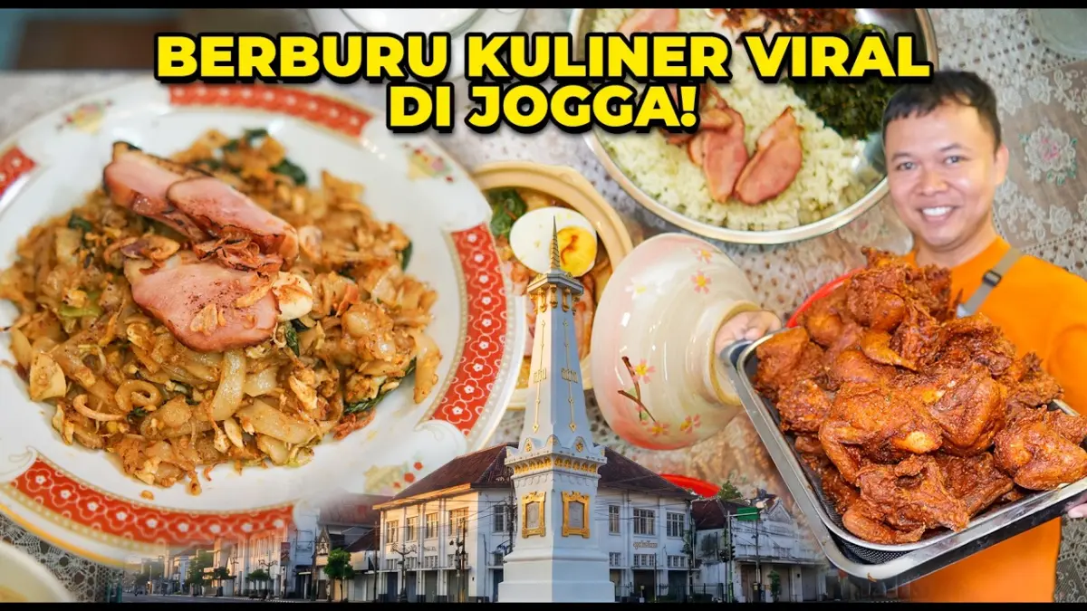 Kuliner viral Jogja makin beragam. Ada ayam goreng Thailand, donat fluffy, hingga smoked duck yang diasap belasan jam. Simak 3 rekomendasinya. (Youtube. com)