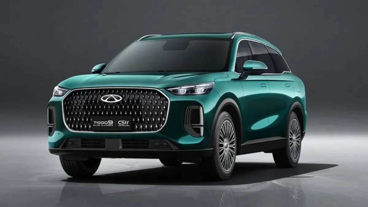 Chery Tiggo 9 CSH mencuri perhatian berkat tenaga 395 HP, fitur premium, dan jarak tempuh listrik hingga 200 km. Simak spesifikasi lengkap SUV plug-in hybrid terbaru ini (Pinterest).