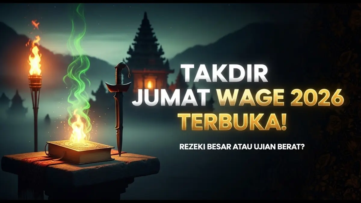 Ramalan Weton Jumat Wage 2026: Intip nasib rezeki, urusan asmara, watak rahasia, serta petunjuk batin untuk meraih sukses dan kedamaian di tahun ini.