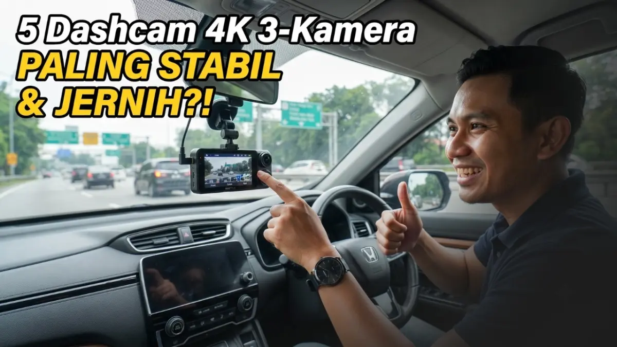 Biar selamat dari klaim palsu, cek rekomendasi dashcam mobil 3 kamera 4K terbaik 2026 berteknologi Sony Starvis 2, 4G LTE, dan AI dari DDPAI hingga 70mai!