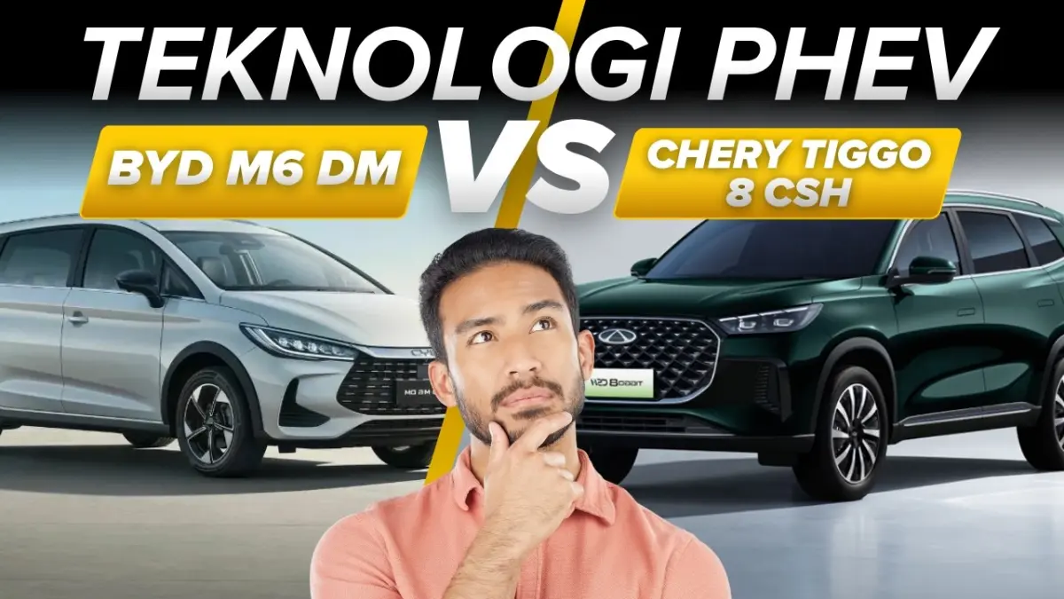 BYD M6 DM hadir tantang Chery Tiggo 8 CSH di pasar PHEV Indonesia. Pilih MPV super irit 1.800 km atau SUV mewah bertenaga buas 341 HP? Simak ulasannya!
