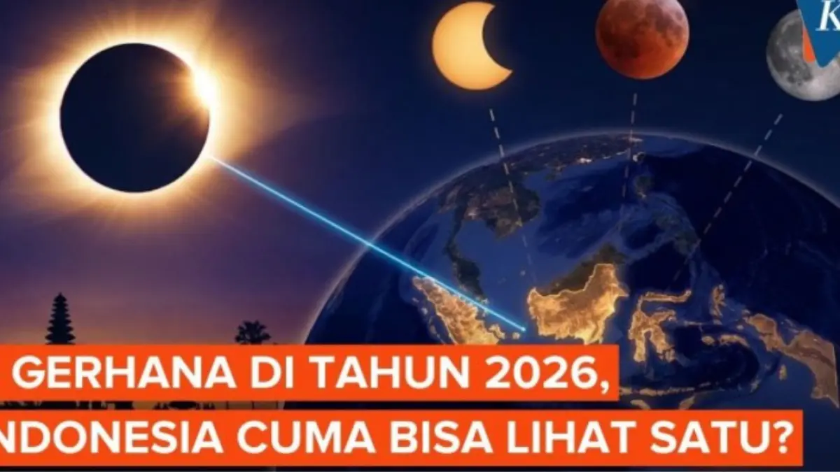 Empat gerhana akan terjadi sepanjang 2026. Namun, hanya gerhana bulan total pada 3 Maret 2026 yang dapat disaksikan dari Indonesia, menurut penjelasan BRIN.