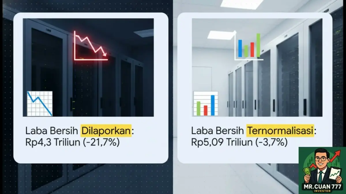 Analisis valuasi saham TLKM kuartal I 2026, perhitungan harga wajar DCF, proyeksi dividen yield 7,2%, dan katalis Danantara. Cek ulasan lengkapnya di sini!