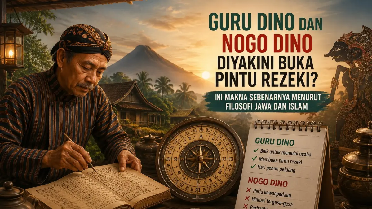 Guru Dino dan Nogo Dino Diyakini Buka Pintu Rezeki? Ini Makna Sebenarnya Menurut Filosofi Jawa dan Islam