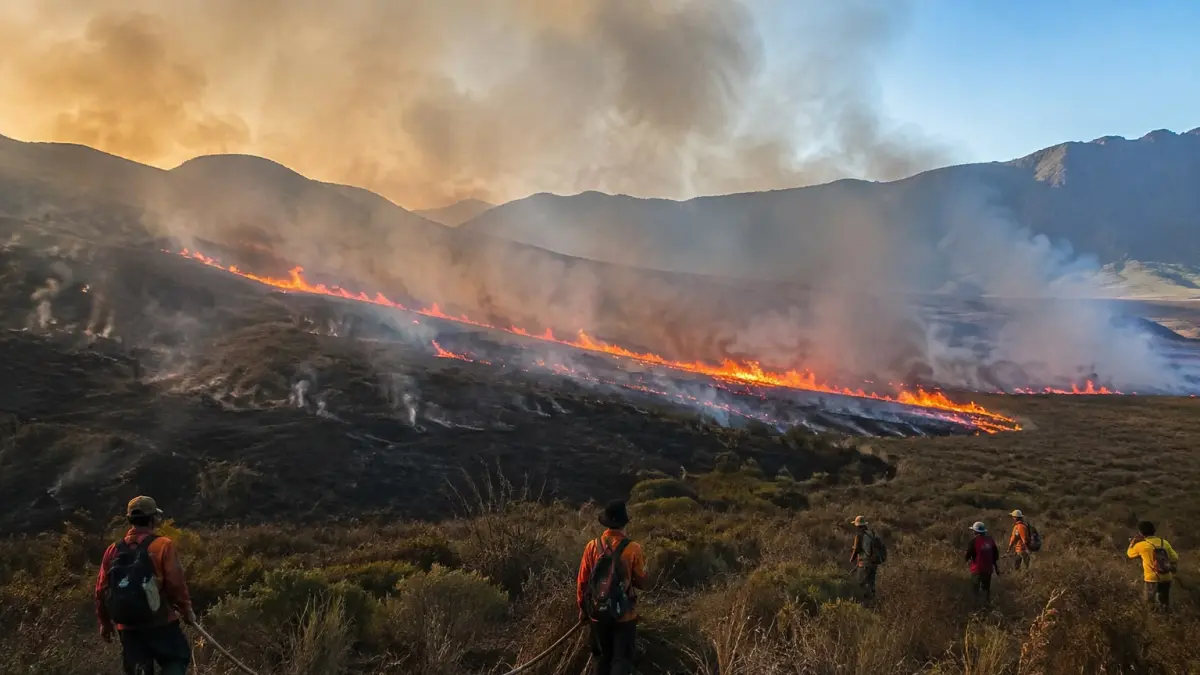 Kebakaran savana Gunung Bromo yang meluas hingga 7,9 hektare memaksa penutupan sementara kawasan wisata, sementara petugas terus berupaya menjinakkan api agar tidak semakin meluas.