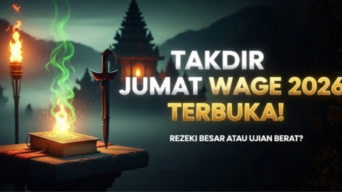 Ramalan weton Jumat Wage 2026 menurut primbon Jawa membahas pendewasaan jiwa, rezeki yang lebih stabil, hubungan, dan perjalanan spiritual.