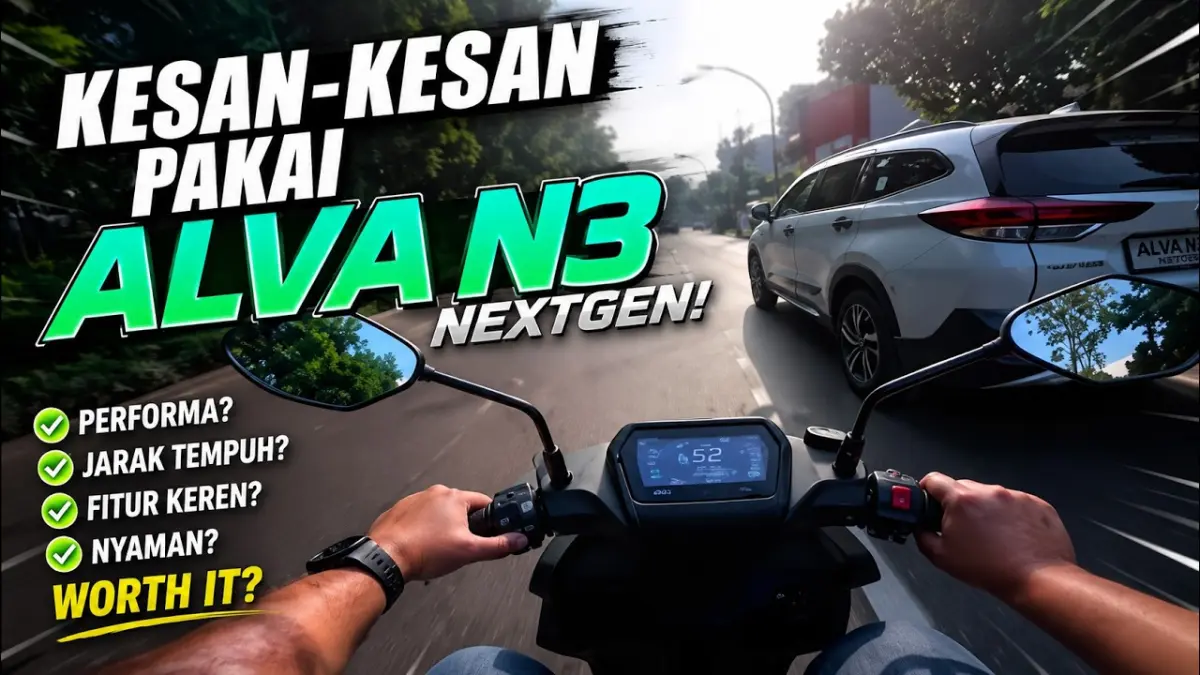 Alva N3 Next Gen Bawa Sensasi Berkendara Harian yang Nyaman dan Skema Kepemilikan Fleksibel