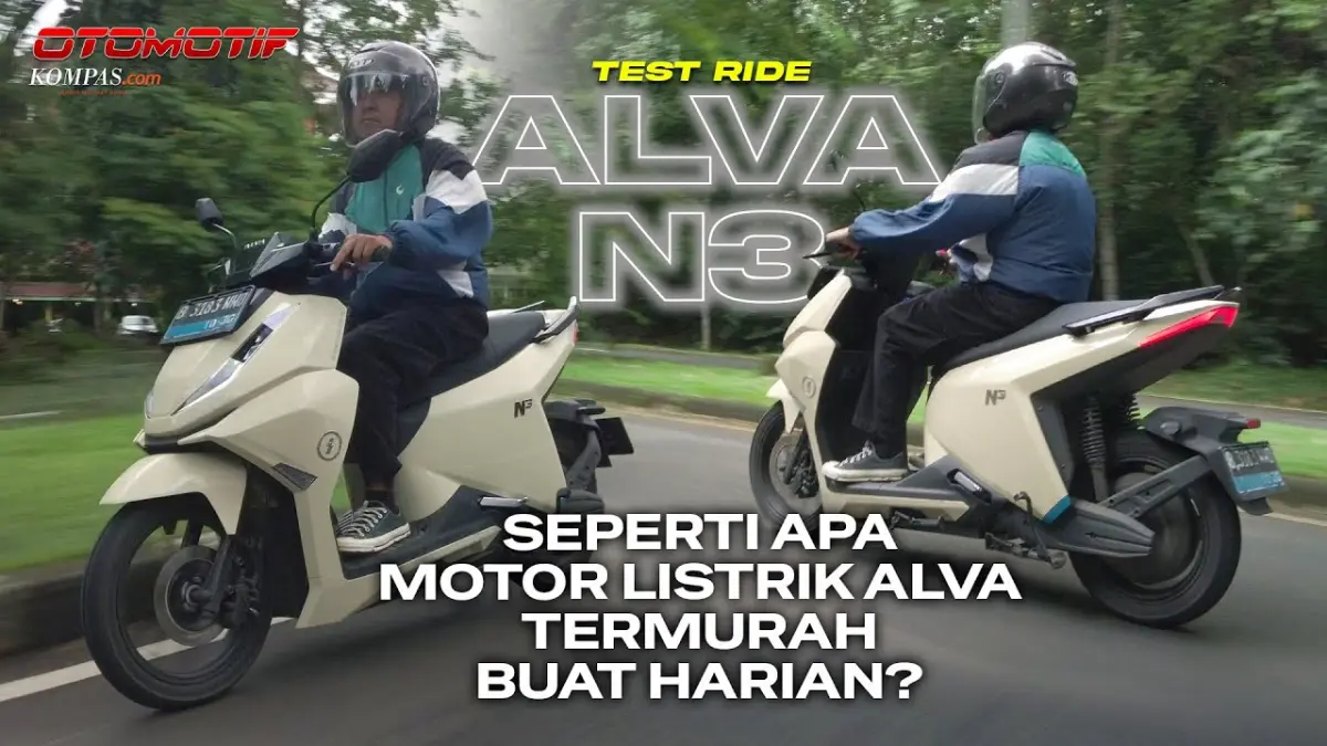 Alva N3 Next Gen menawarkan rasa berkendara mirip skutik konvensional, jarak tempuh hingga 140 km, dan opsi harga Rp 16 jutaan. Cek ulasan lengkapnya di sini!