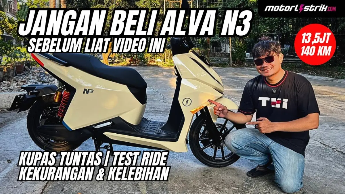 Alva N3 Next Gen tawarkan jarak tempuh 140 km, fitur modern, dan jaringan Boost Charge. Cek spesifikasi lengkap serta opsi harganya di sini!