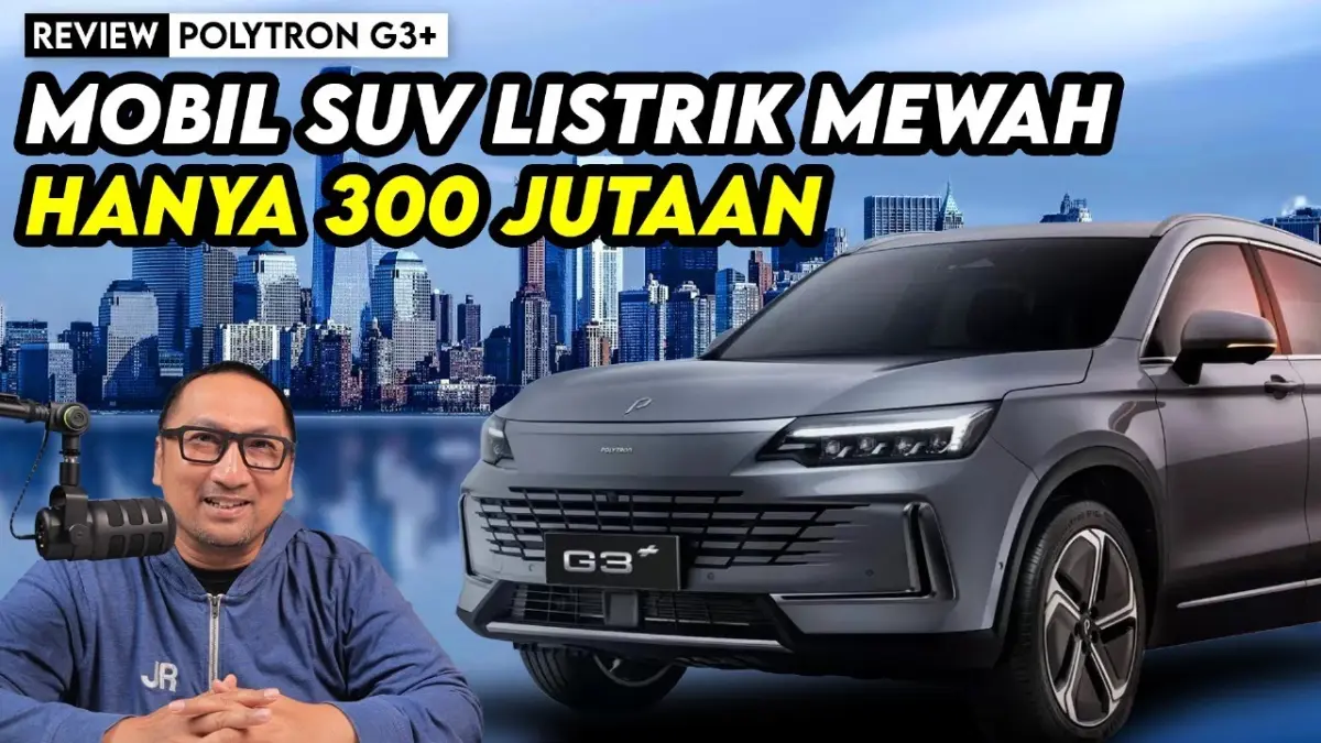 Polytron G3 Plus hadir sebagai SUV listrik lokal bertabur 21 fitur ADAS Level 2 dan opsi sewa baterai terjangkau. Simak spesifikasi lengkap dan harganya di sini!