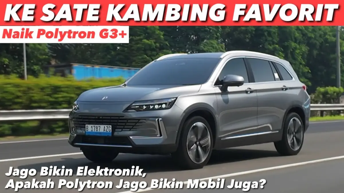 Polytron G3 Plus hadir sebagai SUV listrik lokal bertabur fitur canggih dan opsi sewa baterai terjangkau. Cek spesifikasi, performa, dan harga resminya di sini!