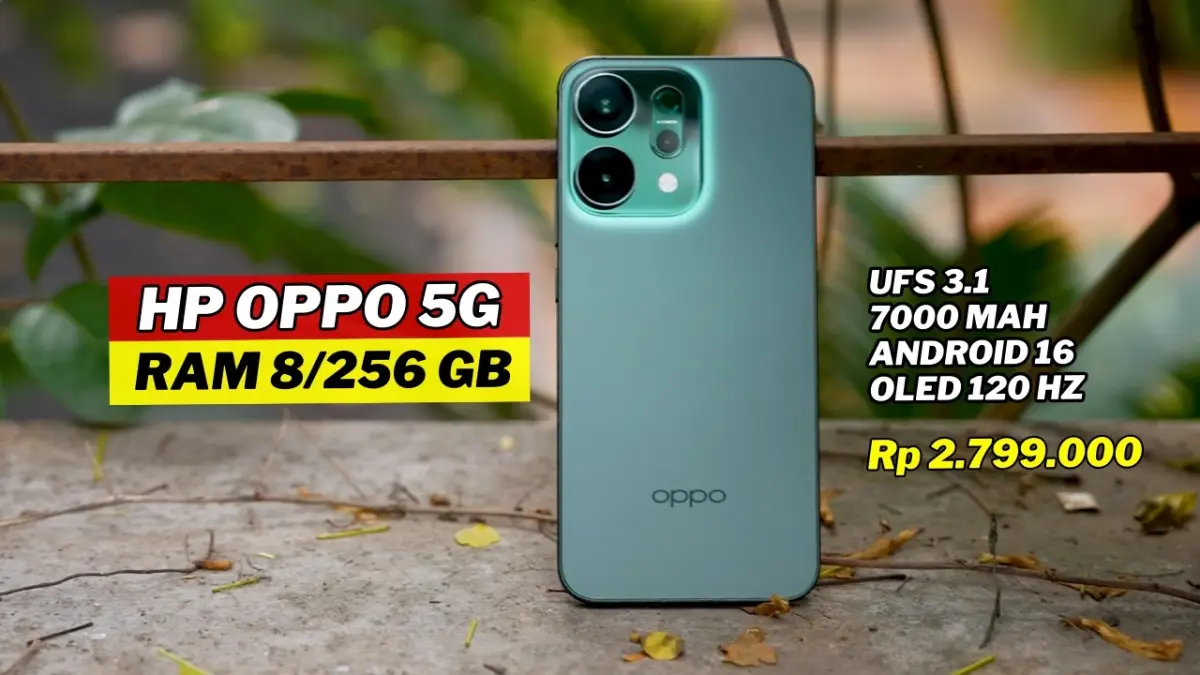 Bingung pilih HP Oppo 2 jutaan RAM 8GB? Simak perbandingan Oppo A79 5G vs Oppo A5i Pro 5G untuk temukan ponsel yang paling pas dengan kebutuhanmu di sini!