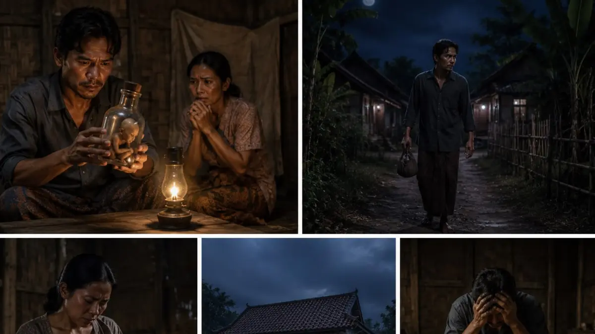 Kisah seorang pedagang pindang yang disebut menjalani pesugihan tuyul selama delapan tahun dan meraup hingga Rp5 juta per hari akhirnya berujung pada upaya menghentikan praktik tersebut.