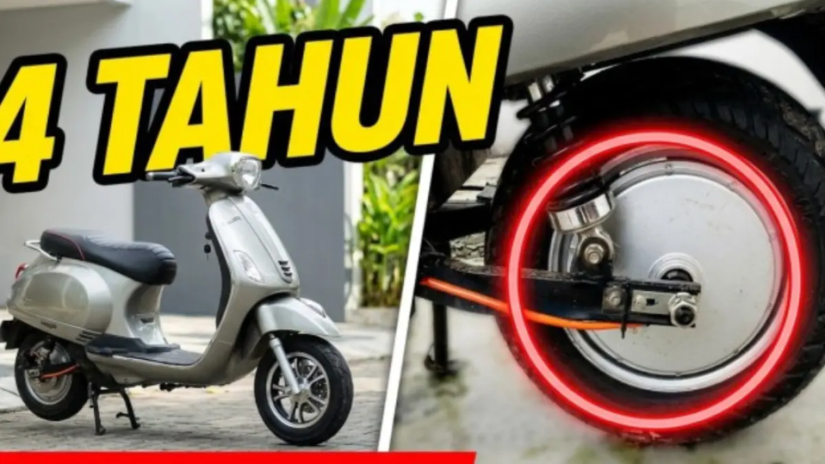 Pengalaman 3 tahun memakai motor listrik Uwinfly T3S. Pemilik habiskan sekitar Rp3 juta untuk aki, ban, jok, shockbreaker dan perawatan.