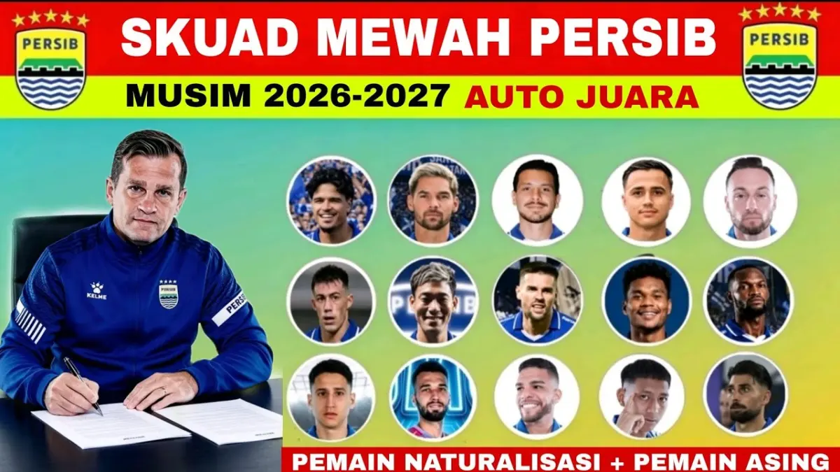 Daftar lengkap pemain asing Persib Bandung musim 2026/2027. Skuad mewah besutan Igor Tolic bertabur bintang asing baru, Sandy Walsh, hingga Tom Haye!