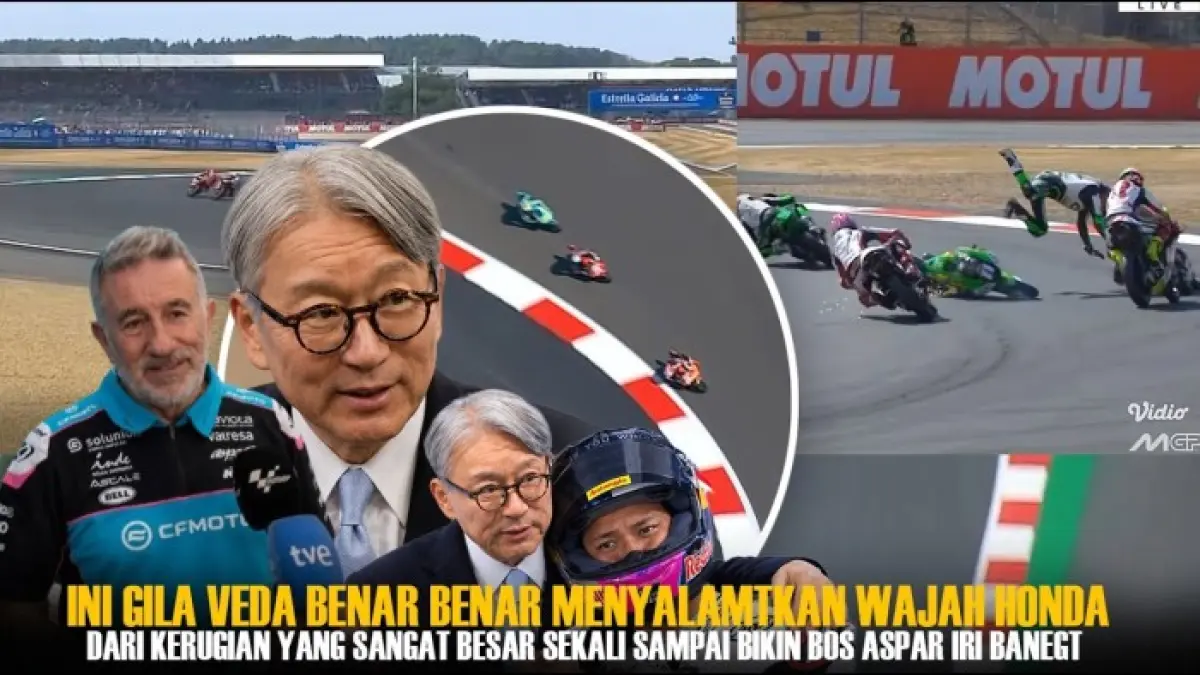 Veda Ega Pratama hindari crash maut dan viral di dunia balap. Honda disebut mendapat exposure besar, sponsor untung, namun keselamatan tetap utama.