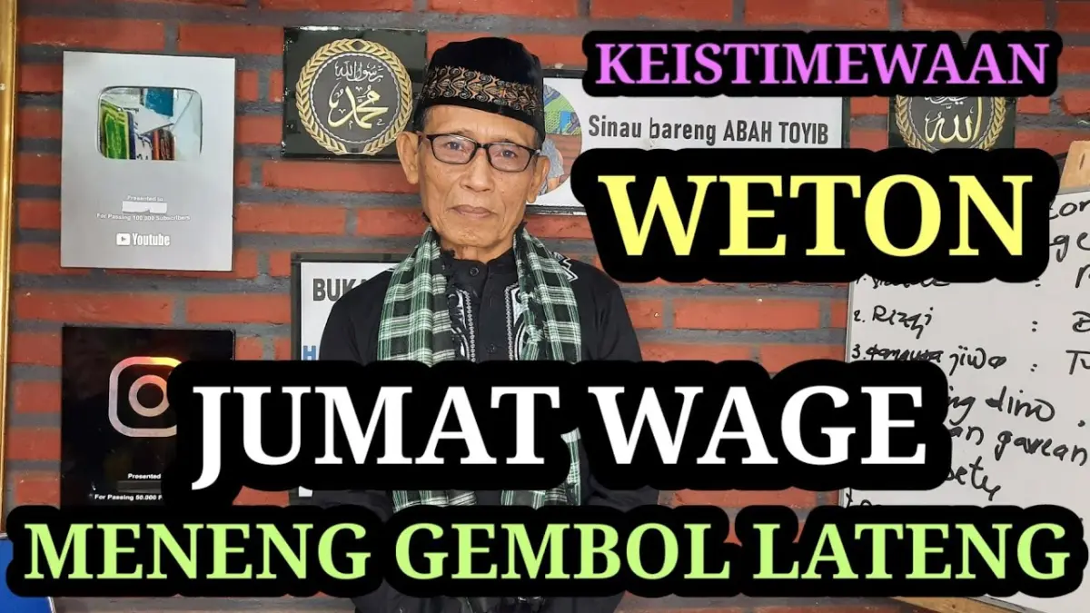 Simak ulasan neptu Jumat Wage dan peruntungannya menurut Primbon Jawa. Ketahui karakter, rezeki Tunggak Semi, hingga arah jodoh terbaik di sini!