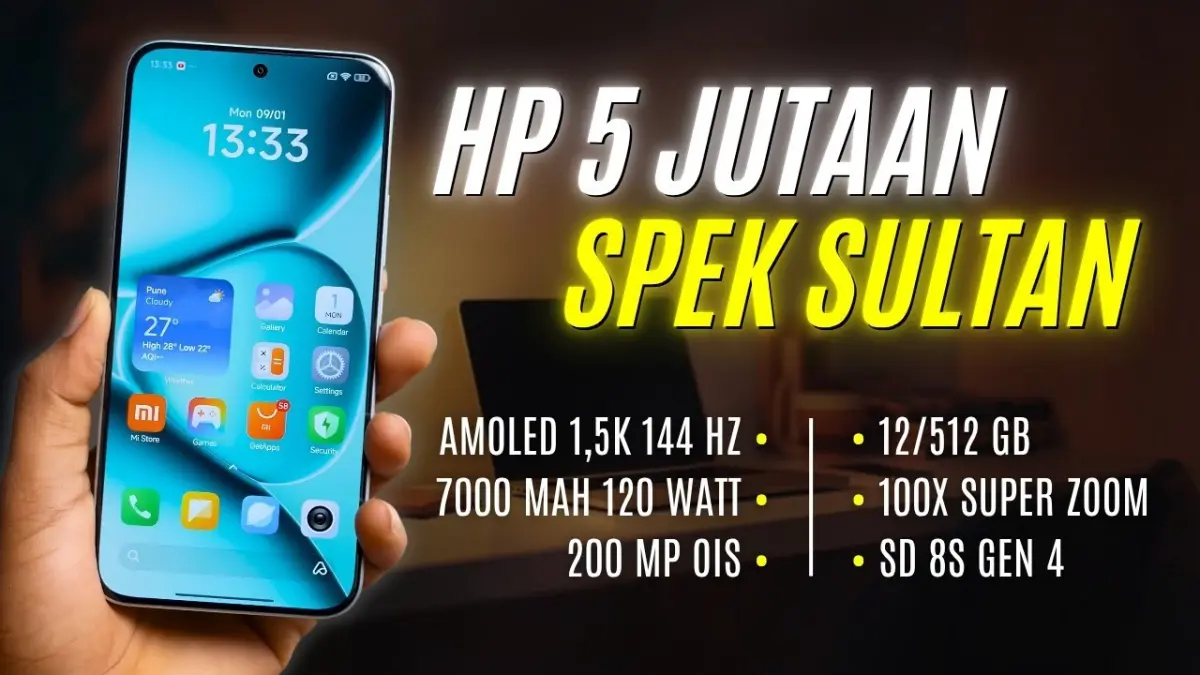 Simak rekomendasi HP 4 jutaan April 2026 spek flagship. Dapatkan smartphone layar mulus, kamera 200 MP, dan baterai jumbo untuk gaming!