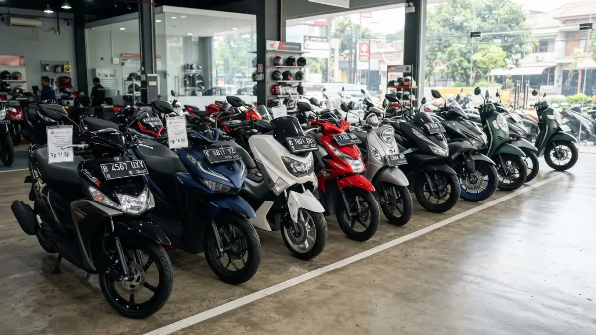 Bursa Motor Bekas Murah Surabaya: Mio dan Vario Mulai Rp3 Juta, Surat Lengkap Siap Pakai!