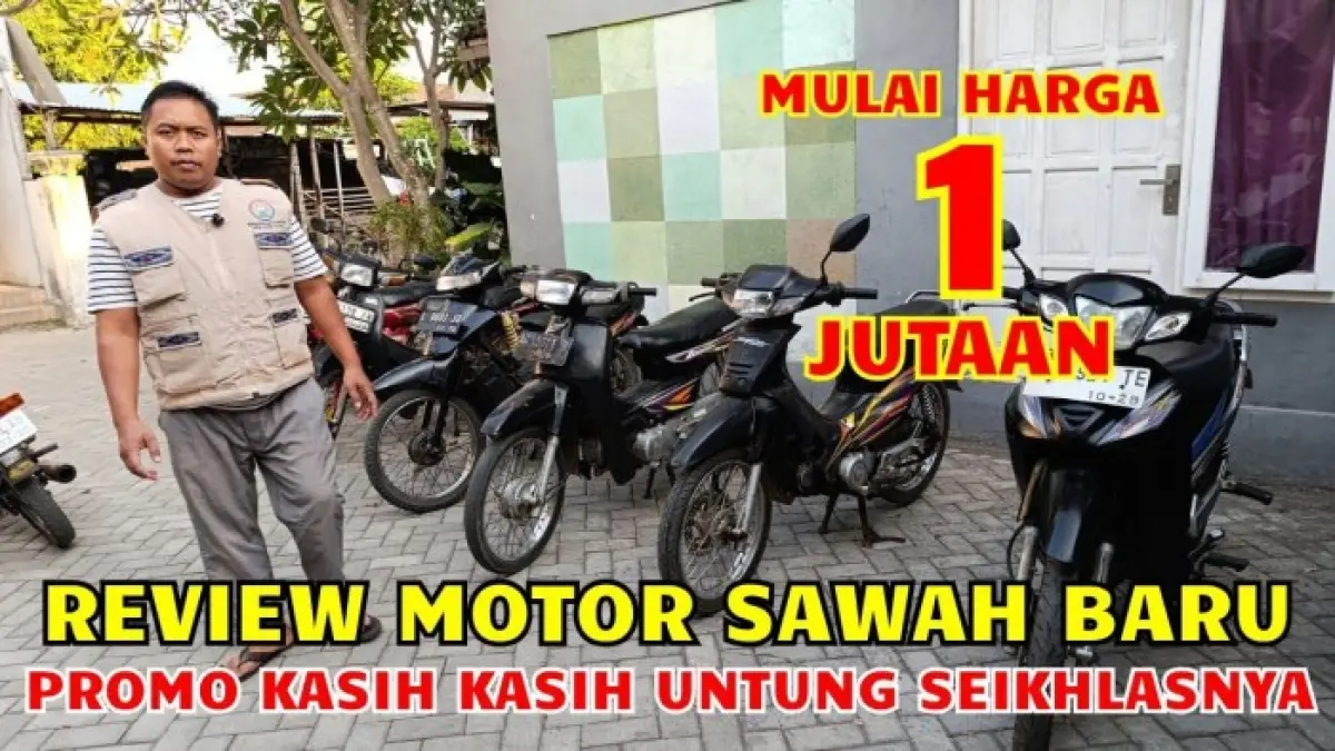Motor antik unik Kediri ditawarkan mulai Rp2,1 juta dengan STNK dan BPKB lengkap. Ada Yamaha 80, Grand, Supra X, Karisma hingga Revo.