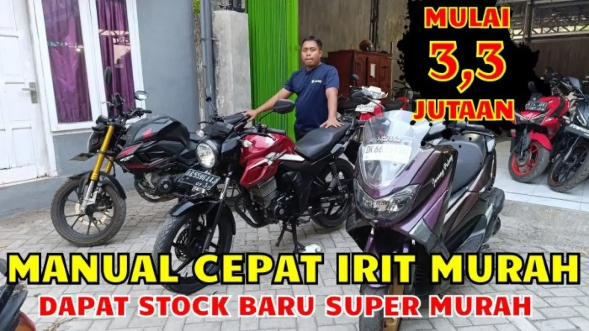 Motor bekas Kediri ditawarkan mulai Rp3 jutaan. Ada NMAX, CB150, Vario, Mio J, Vino hingga Supra X dengan beragam pilihan harga.
