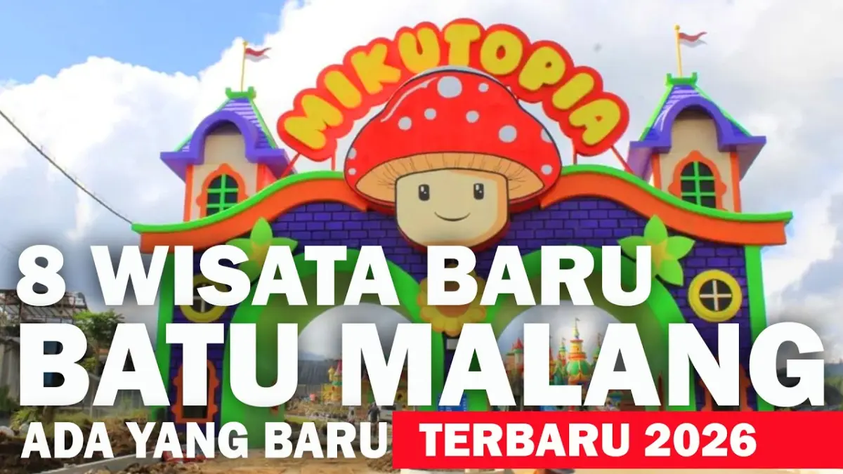 Cari rekomendasi wisata viral di Malang 2026? Intip 8 destinasi hits terbaru mulai dari Mikotopia, New Wendit, hingga kafe estetik di sini!
