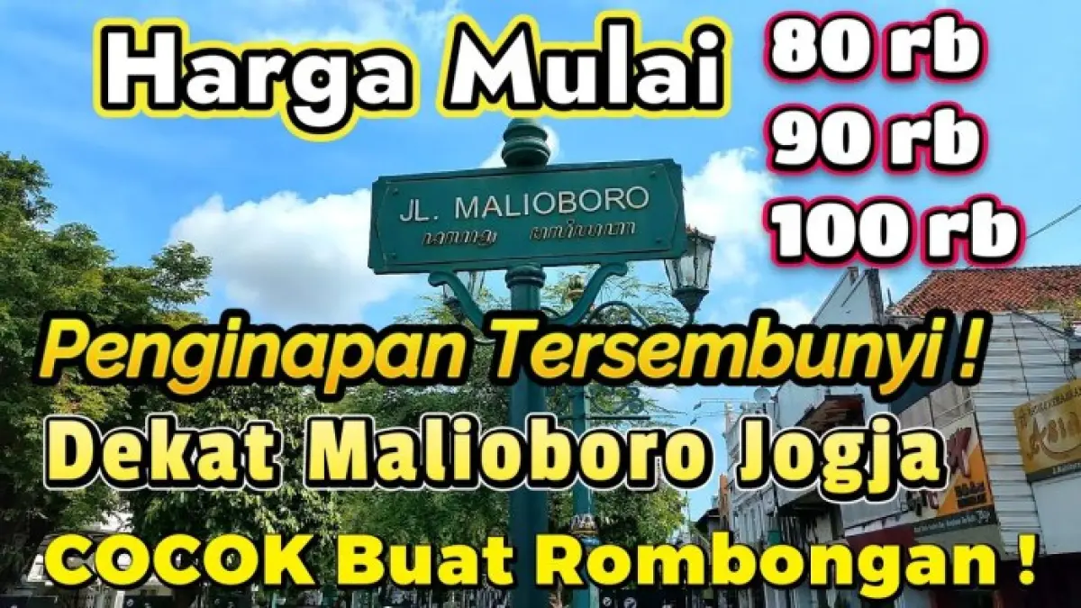 Hotel murah dekat Malioboro ini menawarkan kamar Superior, Family, dan Deluxe, dengan akses jalan kaki sekitar 5 menit ke Malioboro.