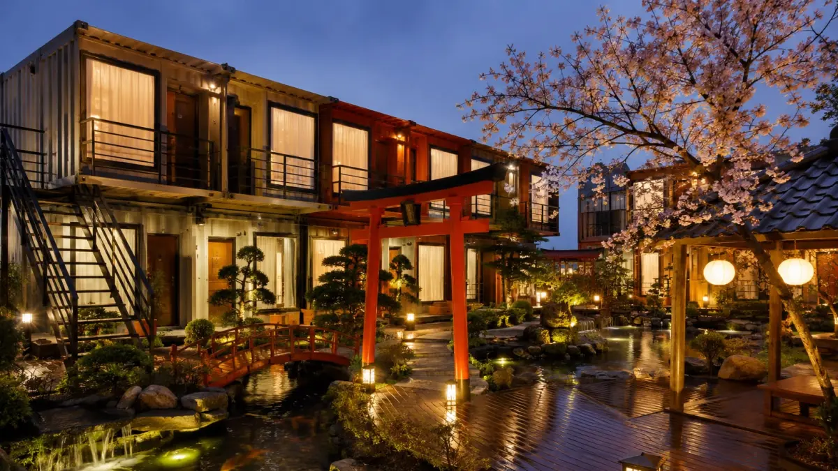 Kontainer Hotel Batu, Penginapan Unik Bernuansa Jepang dengan Harga Mulai Rp200 Ribuan