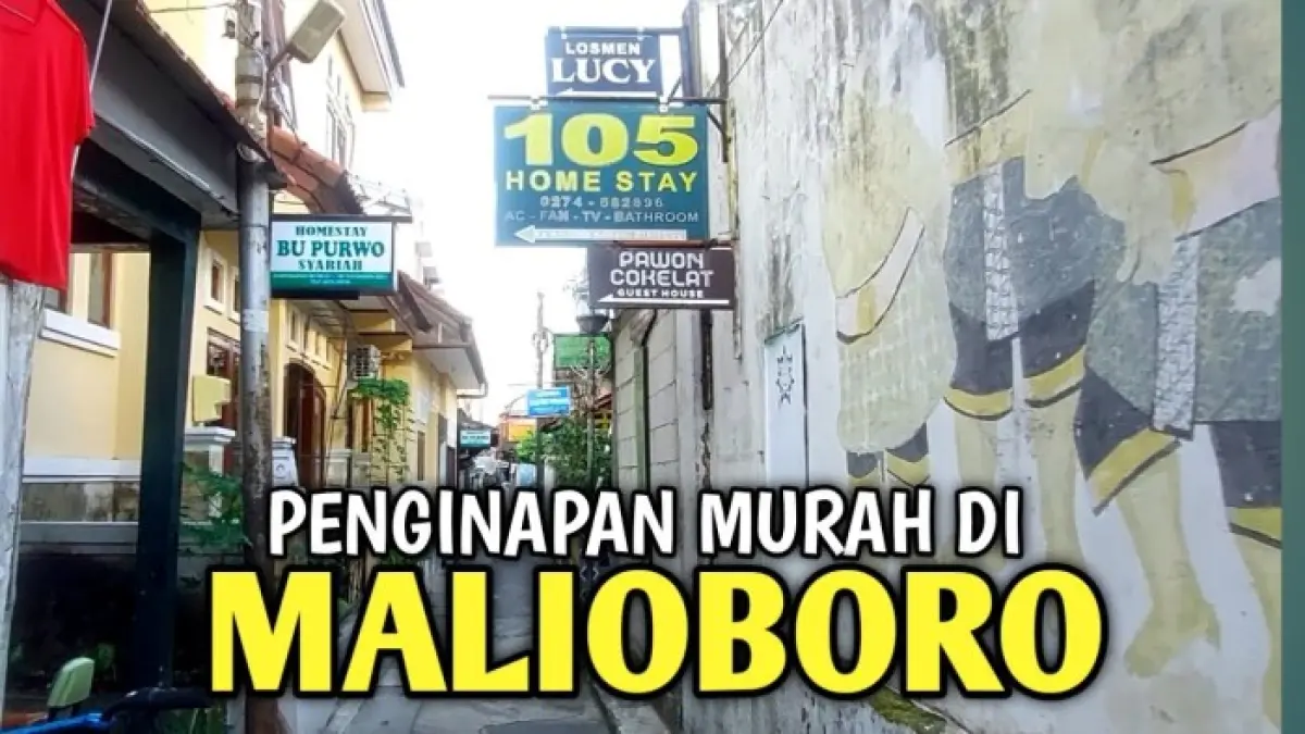 Penginapan murah dekat Malioboro tersedia mulai Rp100 ribu per malam. Pilihannya beragam, dari kamar kipas hingga kamar AC dan kamar mandi dalam.