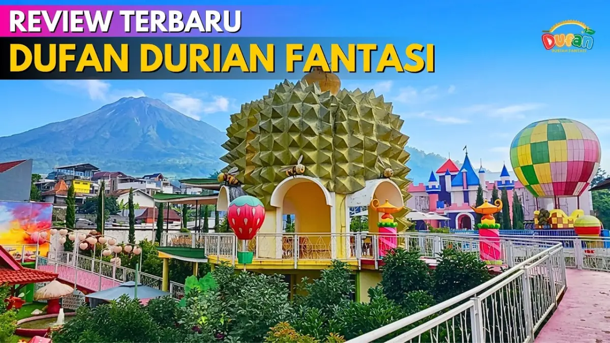 Serunya jelajah wisata viral di Malang 2026 di Durian Fantasi Kota Batu! Nikmati sensasi makan durian garansi manis, wahana seru, dan spot foto hits.