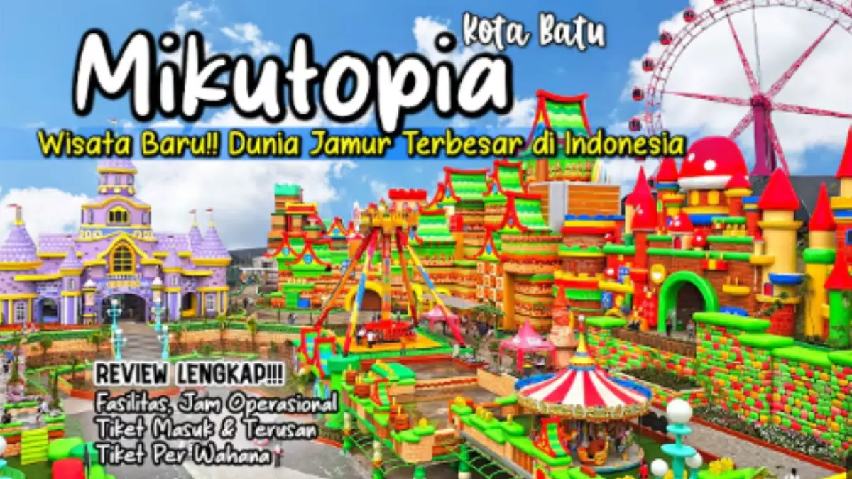 Mikutopia Kota Batu gratis masuk 14-20 Maret 2026. Ada tiket terusan dengan akses 20 wahana dan beragam spot foto.