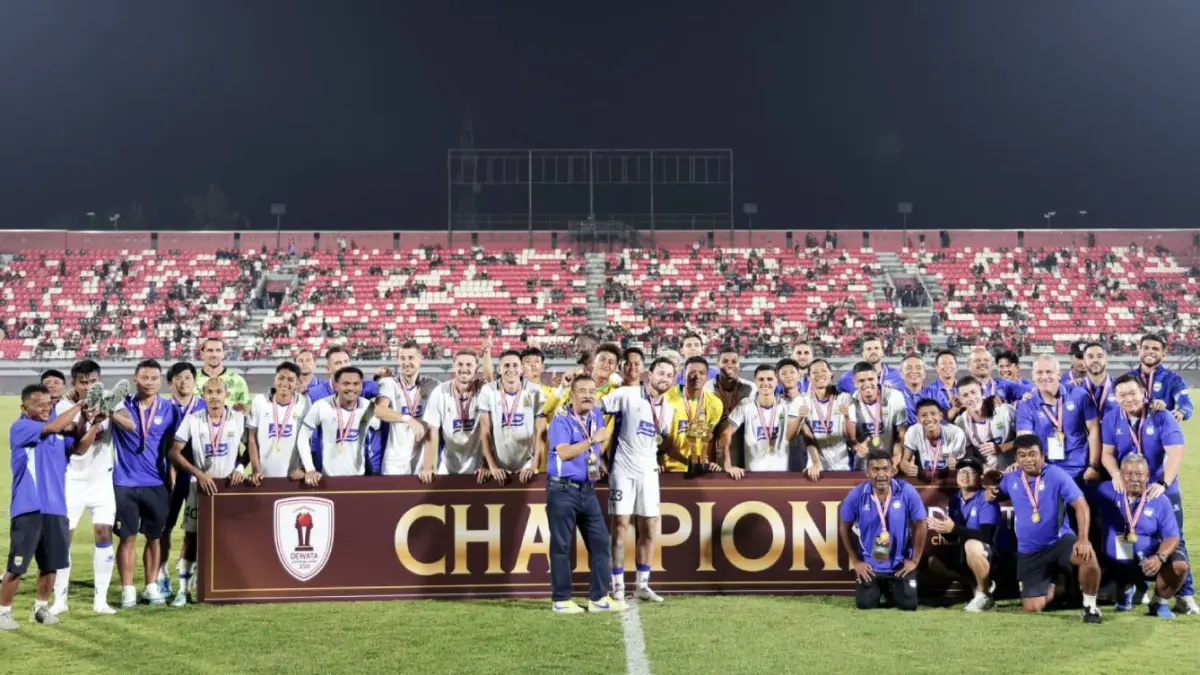 Persip juara Dewata Challenge Series 2026 setelah comeback 3-2 atas Bali United. Simak jalannya pertandingan dan komentar pelatih (Pinterest).