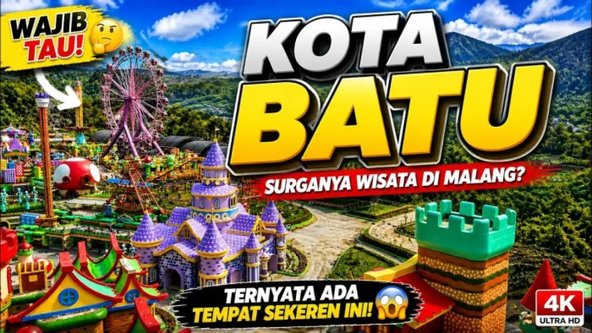 Wisata Kota Batu menawarkan udara sejuk dan beragam destinasi, mulai dari Jatim Park, Jawa Timur Park 3, hingga Museum Angkut.