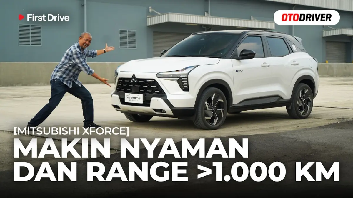 Mitsubishi XForce HV resmi rilis di GIAS 2026. SUV Hybrid 1.6L Atkinson Cycle ini punya jarak tempuh 1.100 KM, suspensi baru, dan fitur Yamaha Sound.