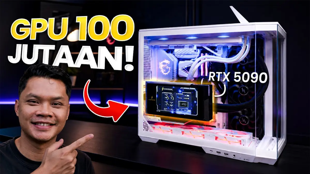 MSI Lightning RTX 5090 rilis edisi terbatas 1.300 unit. Mengusung VRAM 32GB GDDR7, GPU Rp105 juta ini siap babat AI lokal offline & game 4K.