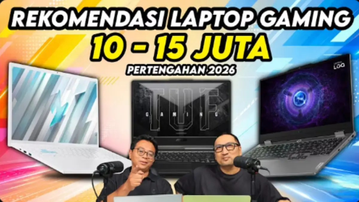 Laptop gaming Rp10-15 juta 2026 makin terbatas. Simak rekomendasi laptop high performance dengan RTX 3050 dan layar 100% sRGB.