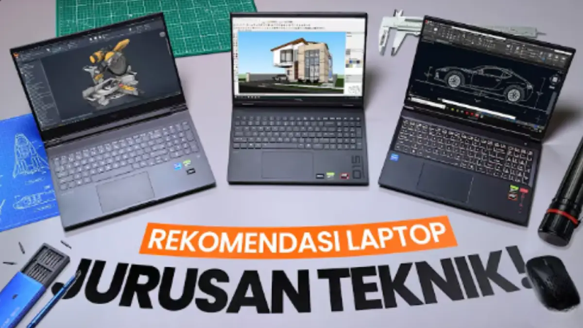 Laptop teknik 2026 mulai Rp13 jutaan untuk AutoCAD, Lumion hingga SolidWorks. Simak pilihan Asus, Lenovo, Axioo, dan MSI.