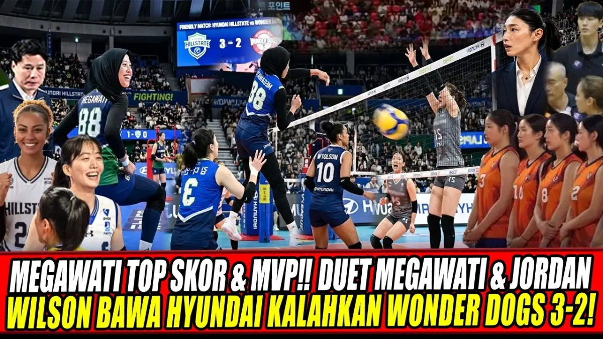 Perkembangan Megawati Hangestri terbaru: cetak 26 poin di laga eksibisi, raih MVP, dan dapat pujian khusus dari legenda voli Kim Yeon-koung.